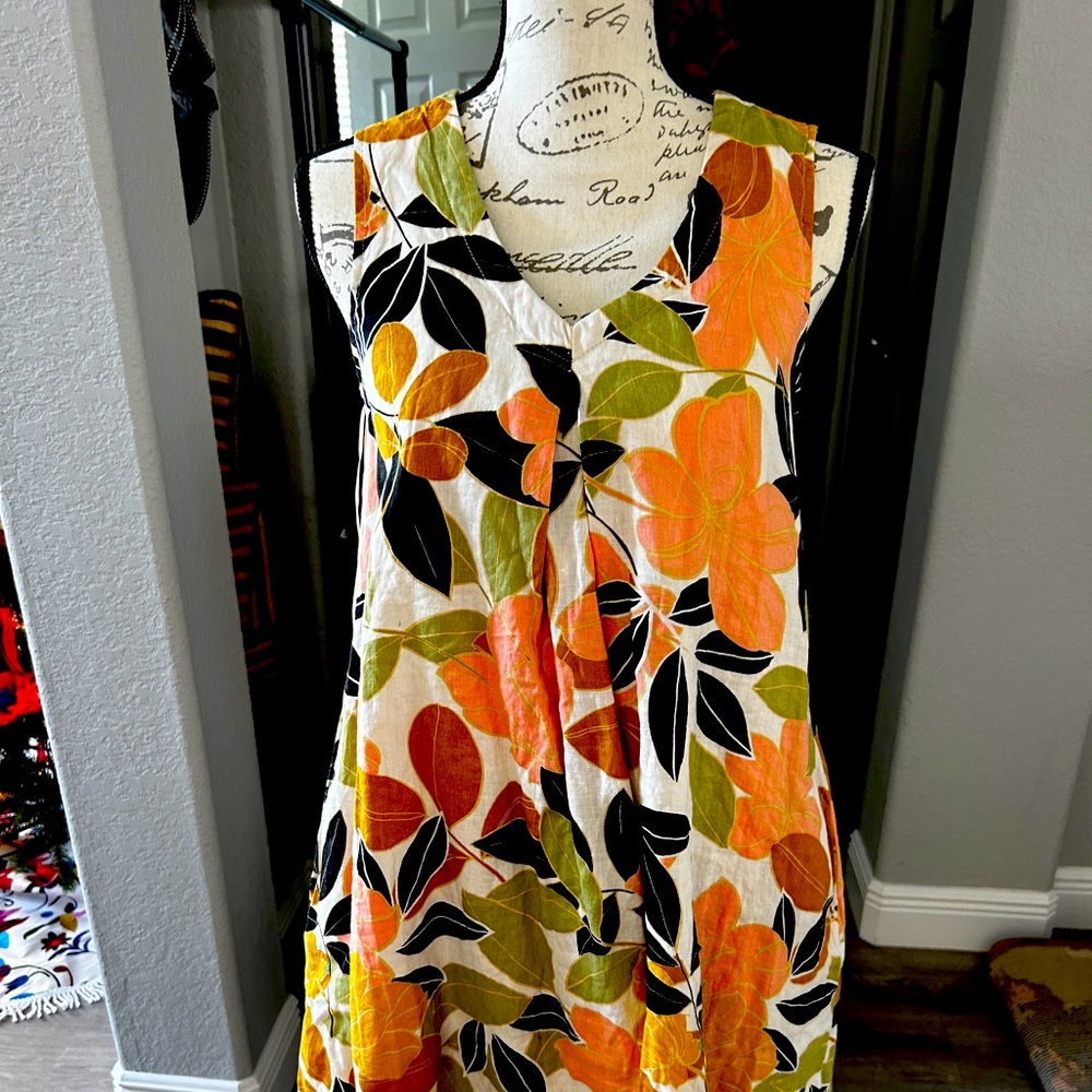 FINAL MARKDOWN: NWT Rachel Zoe linen dress. US small.